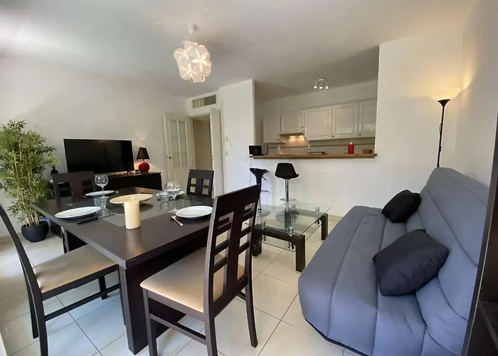 3p Avec Terrasse Et Garage, A 10min Des Plages De Juan-les-pins - Fr-1-252-171 Daire